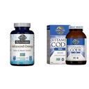 생명 박사의 정원 공식화 고급 오메가 물고기 기름 & 남성을위한 다비타민 - 비타민 코드 남자의 Probiotics, 채식, 240 캡슐을 가진 전체 식품 비타민 보충