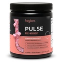 LEGION 펄스 - 모든 자연 산화 질소 Preworkout 음료 Boost 에너지, Creatine 무료, 자연적으로 단화, Beta Alanine, Citrulline, 알파 GPC (Strawberry Blast)