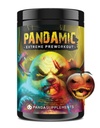 Underground Bio LabsTM Panda Supps - Pandamic Extreme Pre-Workout V2 : 남성 및 여성용 초점, 펌프 및 에너지 (25 서빙) (Peach Gummy Rings)