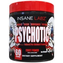 Insane Labz Psychotic, 높은 자극제 전 운동 분말, 극단적 인 Lasting 에너지, 초점 및 지구 베타 Alanine, Creatine Monohydrate, DMAE, 60 Srvgs, 과일 펀치와 내구시간