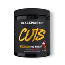 BLACKMARKET CUTS Pre Workout - 남성 및 여성을위한 맛있는 에너지 분말 음료 혼합, 근육 정의, Thermogenic, Creatine 무료 (수박, 30 인분)