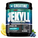 ProSupps Dr. Jekyll Signature Pre Workout Powder with Creatine - Stim-Free Preworkout Supports Focus & Endurance - 카페인 무료 체육관 및 피트니스 보충제 (블루베리 레몬, 60 서빙)
