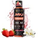 ALPHA LION Burn2O L-Carnitine 액체 2000mg, 우수한 액체 지방 버너 및 남성 및 여성을위한 사전 운동 보충 - 체중 감량을위한 자연 에너지 및 대사 부스터 - ShredBerry