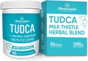 Flora Fusion 박사. 밀러의 TUDCA 우유 이틀 추출물, 1000mg, 서빙 당, 간 및 Gallbladder Cleanse 보충, 지원 간 기능, 90 캡슐 (45 일 공급)