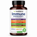Elderberry, 아연, Echinacea, Turmeric, Lactobacillus Acidophilus, 성인 [120 캡슐]와 함께 1 Immune 지원 보충 부스터에 10을 치유