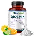 FineLand Diosmin & Hesperidin Complex, 프리미엄 고급 공식, 1000 mg, 혈액 흐름 및 순환 지원, 120 캡슐, 100 % Vegan, 모든 자연