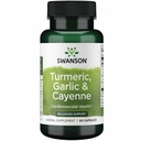 Swanson Full Spectrum Turmeric 마늘 및 카이엔 60 캡슐