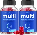 남성을 위한 NutraChamps Multivitamin, 240 조사, 비타민 A, B, C, D, E, Biotin, 아연, Mens Gummy Multivitamins 보충교재, 남자를 위한 Chewable 매일 다 거미 비타민 (포장 2)