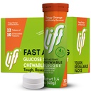 Glucose 빠른 조정 포도당 Chewable 에너지 정제, 오렌지, 10 ct 관 (12의 포장)를 드십시오