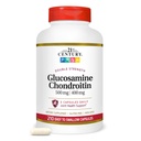 21 세기 글루코사민 Chondroitin 500/400mg - 두 배 힘, cp 210 조사