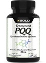 발효 PQQ (99.7%+ 순수) - 미토콘드리아 지원, 에너지 부스트, 심장 및 뇌 건강, 더 나은 수면 - 비 GMO 보충