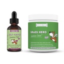 WONDER PAWS 우유 이틀 드롭 플러스 잔디 영웅 소프트 체스 - 개 Liver 및 Kidney Support, Detox & Urinary Tract Health - 우유 이틀 2 오우온 - 잔디 영웅 60 체스
