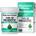 Physician's CHOICE Probiotics for Weight Management & Bloating - 6 Probiotic Strains - Prebiotics - 주요 성분 Cayenne - 지원 Gut 건강 - 여성 및 남성을위한 무게 관리 - 녹차 - 30 CT