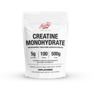 건강 식품 크레아틴 Monohydrate Micronized 분말 500G - 100 서빙, 5000mg 서빙 (5g) - 남성 및 여성 근육 성장 및 회복 - UNFLAVORED