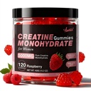 여성 5000 MG, Creatine Gummies, 근육 성장을 위한 Creatine Monohydrate 보충교재, 힘 & 에너지 지원, 설탕 자유로운 전 운동 Gummies 120 조사 라즈베리 풍미