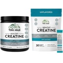 TERRA ORIGIN Creatine Monohydrate 번들 | 75 인스 타 스틱 팩 및 항아리 콤보 | Micronized Powder Supplement | 근육과인지 성능 지원 * | 불확실한, 글루텐 무료, 제 설탕