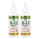 자연의 Bounty B-12 5000 mcg 서브 언어 액체 에너지 건강, 2 Fl Oz (2 병)