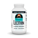 Source Naturals Lecithin 1200 mg, 천연 유화제 - 200 Softgels