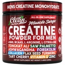 Men + HMB BCAA L Arginine L Citrulline Tongkat Ali를 위한 청결한 Nutra Creatine 분말은 Palmetto Ashwagandha Collagen Flax씨 심황 Preworkout Stevia Nitric 산화물 L 글루타민 아미노산을 보았습니다