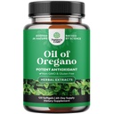 Wild Oregano Oil Softgels - 소화 및 면역 지원을위한 Carvacrol 70 %와 Oregano의 Super 농축 Softgels 오일 - Intestine Cleanse, Body Detox & Repair 용 허브 보충제 - 120 Ct