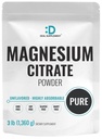 DEAL SUPPLEMENT 마그네슘 시트레이트 분말 500mg, 3lbs – Unflavored, 쉽게 흡수 - 근육, 심장, 및 소화 지원을위한 순화 된 추적 미네랄 - 하루, 비 GMO, 필러 무료