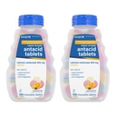 MAJOR 일정한 힘 불안정한 정제 - 칼슘 탄산염 500 mg - 분류된 과일 풍미 - 150 Chewable 조사 (2 팩)