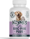 Nzymes® Bac-Pak Plus 100 Gram Digestive Enzymes 및 Probiotics Digestion, Loose Stools, Diarrhea, Constipation, 개선 된 영양 섭취 - 미국에서 만든