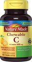 Nature Made Chewable Vitamin C 500 mg Tablets, 60 Count to help Support Immune System (패키지 오브 3)