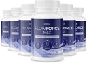 FlowForceMax Herbal Support Supplement - Saw Palmetto Extract가있는 천연 식물 기반 공식 | 30 Chewable Tablets, 6 Month Supply, Made in USA