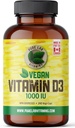 순수한 실험실 비타민 Vegan 비타민 D3 1000IU, 캐나다에서 만들어지는 240 Vegi 모자