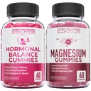 근육 크림, PMS Gummies를 위한 Hormonal 균형 & 마그네슘 Gummies Alleviate Bloating & Mood 그네, 마그네슘 도움은 주름을 방지하고 근육 회복을 승진시킵니다 - 병 당 60의 Vegan Gummies