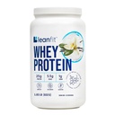 LeanFit WHEY Protein Natural Vanilla - 100 % Whey Protein Powder, 서빙 당 24g Protein - Grass-Fed, Gluten-Free, Low Carb, BCAAs, 아미노산 - 23 서빙, 1.83 파운드 Tub