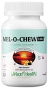 Maxi 건강 Melatonin 1mg Chewable - 빠른 행동 지원 Kosher (200 단위)를 위한 Enzymax를 가진 보충을 가진 보충을 형성하는 비 비누 Melatonin