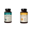 NatureWise 600mg EPA, 400mg DHA, & 비타민 E & 비타민 D3 5000iu (125 mcg) 건강한 근육 기능을 위한 1 년 공급