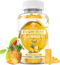 Ceylon Cinnamon 1500mg 높은 Potency Berberine HCL 보충 Immune와 Metabolism 지원, 설탕 무료, 파인애플 맛 - 60 조사를 위한 Berberine Gummies