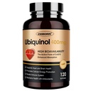 ZEBORA Ubiquinol CoQ10 비타민 C & 비타민 E & 셀레늄, 최대 흡수, 4-in-1 강력한 산화 방지제, 지원 심장 건강 & 에너지 생산, 120 Softgels를 가진 400mg Softgels