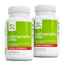 Terry Naturally Andrographis EP80 Extra Strength - Brain Health & Immune Support - Aid Mobility에 대한 합동 건강 지원 - 에너지 및 라이브 지원을위한 Adaptogen 보충 - 60 캡슐 (팩 2)