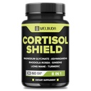 8in1 Cortisol 방패 - Ashwagandha 및 마그네슘, Rhodiola Rosea, Lions Mane, Gingsen 및 3 More - Relaxation & Restful Night Support & Mood Balance - 60 카운트