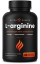 NutraChamps L-Arginine 보충교재 1000mg + L-Citrulline 250mg & Beet 뿌리 - 심장 건강, 에너지 및 체력을 위한 Nitric 산화물 승압기 – 여분 힘 아미노산 복합물 – 120의 채식주의자 캡슐