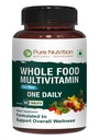 순수한 영양 전체 음식 멀티비타민 남성 | 90 탭 | 1일 | 100 % RDA | 24 Natural Vitamins and Minerals | 모든 천연 식물 기반 남성 멀티비타민 | 3개월 공급