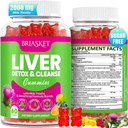 Liver Detox Cleanse & Repair, 2000 mg 우유 이틀 간 해독, Glutathione, Dandelion Root, Turmeric & Artichoke, Liver & Gut Health, Vegan, 60 Gummies에 대 한 23-in-1Herbal