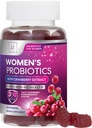 Cranberry와 여성 Gummies를위한 Probiotics - PH 균형을위한 6 프리미엄 Strains - 소화 건강, 질 및 면역 지원, 여성 Probiotic Feminine 건강 Gummy - 60 Gummies