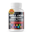 Apple Cider Vinegar Ceylon Cinnamon Turmeric 무취 마늘 올리브 잎 Artichoke 검정 고추 -150 캡슐- 미국에서 만든