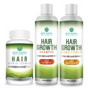 Best Earth Naturals 헤어 성장 스타터 세트 헤어 성장 비타민, 샴푸 및 컨디셔너