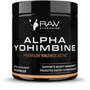 RAW Synergies Alpha Yohimbine - 장기간 에너지, 경고 마음 및 대사 건강 지원을위한 피트니스 지원 보충 - 깨끗하고 자연스러운 보충 - 60 캡슐