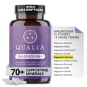 퀄리티 Magnesium+ | 의사결정 프리미엄 포뮬러 | 높은 생체 이용 가능 | 마그네슘 10종 & 70종 | 편안한 무드, 편안한 수면, 운동 회복