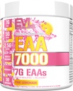 EAAs 아미노산 분말 - EAA Essential 아미노산 전 & 근육 건물 내구시간을 위한 포스트 운동 분말 및 봉사 플러스 5g BCAAs (Pink Lemonade, 30 서빙) 당 7g를 가진 회복 지원