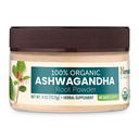 히말라야 유기 Ashwagandha 분말, 45 일 공급 - 스트레스 완화, 에너지 지원 및 기회를위한 초본 치료 지원 - USDA 유기, 비 GMO, Vegan, 글루텐 무료, 맛없는 4 온스
