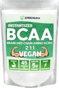 XPRS Nutra BCAA 분말 - 남자를 위한 아미노산 보충교재 - Unflavored BCAA 운동 보충교재 - 남자를 위한 체육관 보충교재 - 체육관 포스트 운동 회복 (8 Ounce)를 위한 여자를 위한 아미노산 보충교재