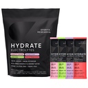 Sports Research® Hydrate Electrolytes Powder Packets - Sugar-Free & Naturally는 비타민, 미네랄 및 코코넛 워터로 맛을냅니다. Hydration - 16 Packets - 다양성 팩